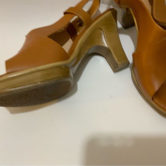 Sofft Womens Sandals Size 6.5 Open Toe Slingback Career Comfort Shoes Heels Tan - Picture 9 of 13